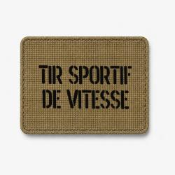 Patch Tir Sportif de Vitesse - Coyote / Noir