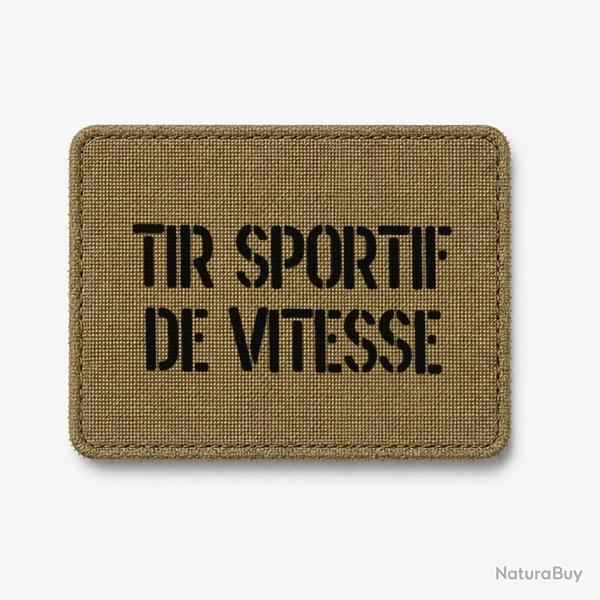 Patch Tir Sportif de Vitesse - Coyote / Noir