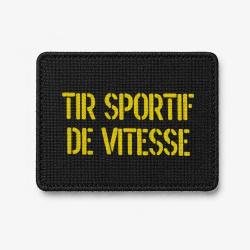 Patch Tir Sportif de Vitesse - Noir / Jaune