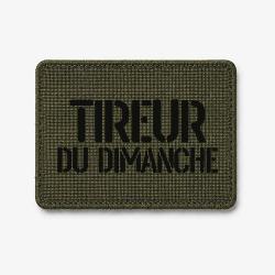 Patch Tireur du Dimanche - Olive / Noir