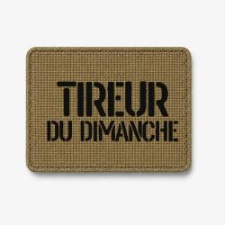 Patch Tireur du Dimanche - Coyote / Noir