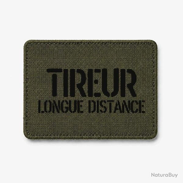 Patch Tireur Longue Distance - Olive / Noir