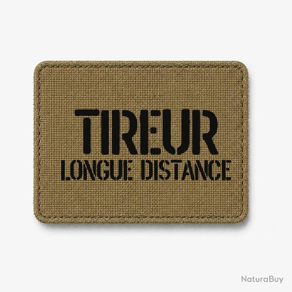Patch Tireur Longue Distance - Coyote / Noir