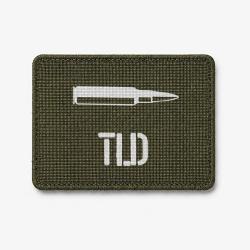Patch TLD - Olive / Blanc