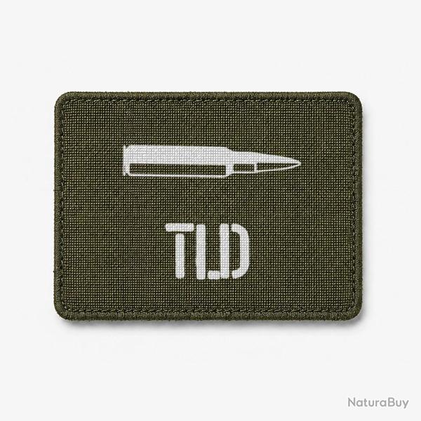 Patch TLD - Olive / Blanc