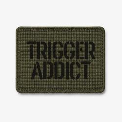 Patch Trigger Addict - Olive / Noir