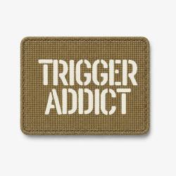 Patch Trigger Addict - Coyote / Blanc