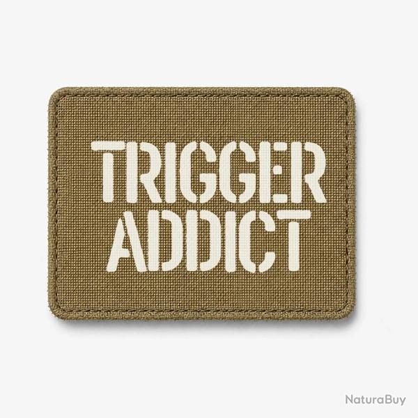Patch Trigger Addict - Coyote / Blanc
