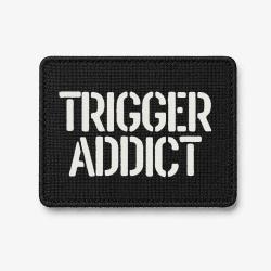 Patch Trigger Addict - Noir / Blanc