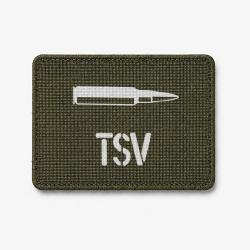Patch TSV - Olive / Blanc