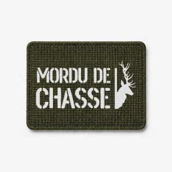 &Eacute;cusson Chasse - Mordu de chasse - Olive / Blanc