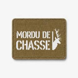 &Eacute;cusson Chasse - Mordu de chasse - Coyote / Blanc