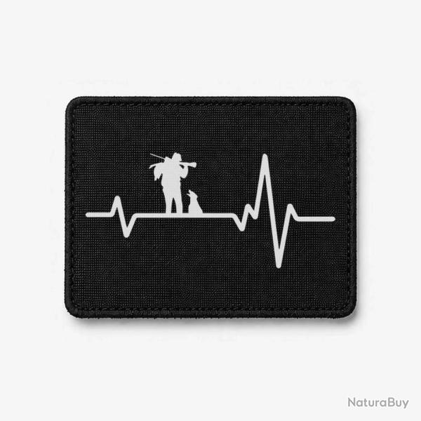 �cusson Chasse - Battement de coeur - Noir / Blanc