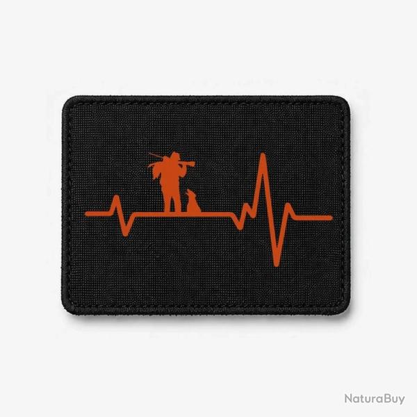 �cusson Chasse - Battement de coeur - Noir / Orange
