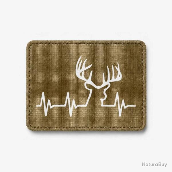 �cusson Chasse - Battement de coeur "CERF" - Coyote / Blanc