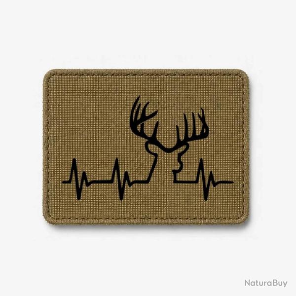 �cusson Chasse - Battement de coeur "CERF" - Coyote / Noir