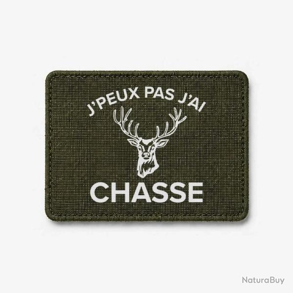 �cusson Chasse - J'peux pas j'ai chasse - Cerf - Olive / Blanc