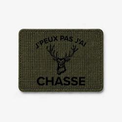 &Eacute;cusson Chasse - J'peux pas j'ai chasse - Cerf - Olive / Noir