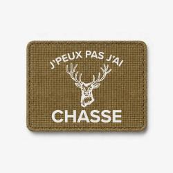 &Eacute;cusson Chasse - J'peux pas j'ai chasse - Cerf - Coyote / Blanc