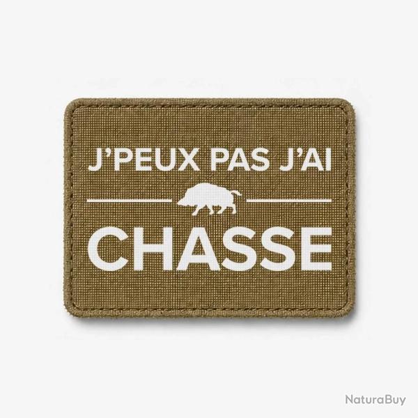 �cusson Chasse - Je peux pas j'ai chasse ! - Coyote / Blanc