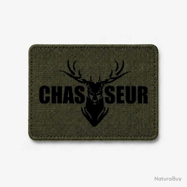 �cusson Chasse - T�te de Cerf - Olive / Noir