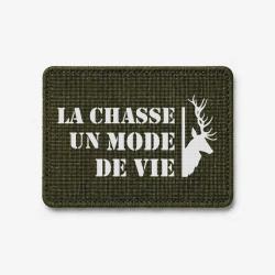 &Eacute;cusson Chasse - Un mode de vie - Cerf - Olive / Blanc