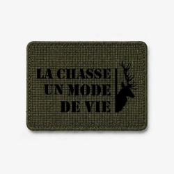 &Eacute;cusson Chasse - Un mode de vie - Cerf - Olive / Noir