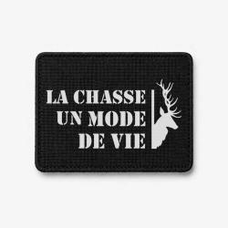 &Eacute;cusson Chasse - Un mode de vie - Cerf - Noir / Blanc