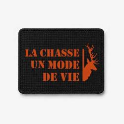 &Eacute;cusson Chasse - Un mode de vie - Cerf - Noir / Orange