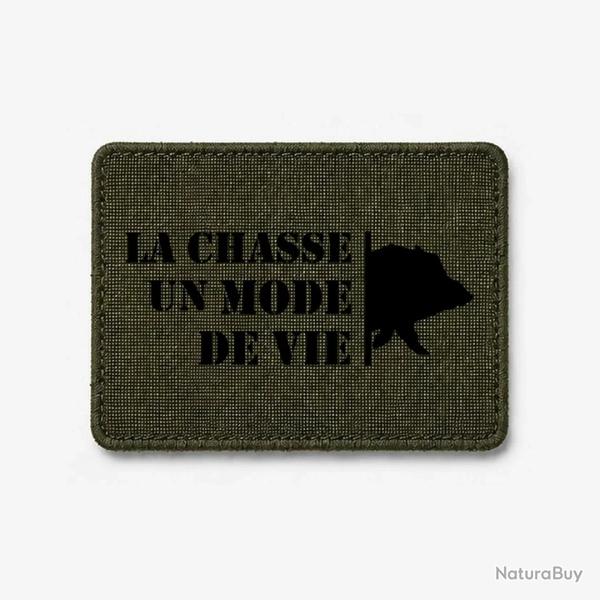 �cusson Chasse - Un mode de vie - Sanglier - Olive / Noir