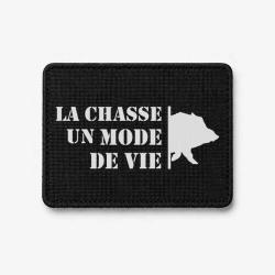 &Eacute;cusson Chasse - Un mode de vie - Sanglier - Noir / Blanc