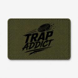 Patch Ball Trap - Accro au Trap - Passion plateaux - Olive / Noir