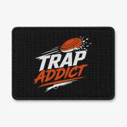 Patch Ball Trap - Accro au Trap - Passion plateaux - Noir / Orange
