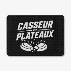 Patch Ball Trap - Casseur de plateaux - Impact explosif - Noir / Blanc