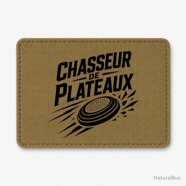 Patch Ball Trap - Chasseur de plateaux - �cusson tireur - Coyote / Noir
