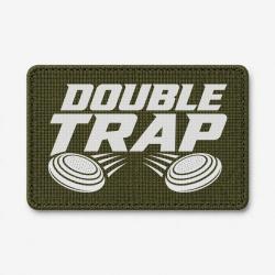 Patch Ball Trap - Double Trap - Deux plateaux - Olive / Blanc