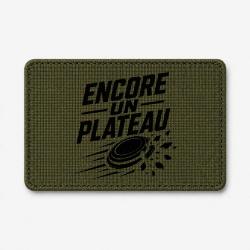Patch Ball Trap - Encore un plateau - Slogan passion - Olive / Noir