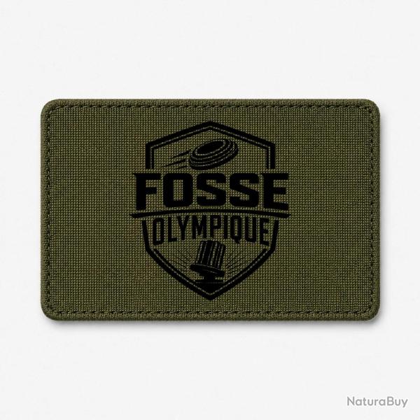 Patch Ball Trap - Fosse olympique - Tir de comp�tition - Olive / Noir