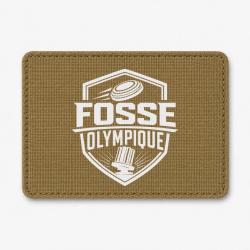 Patch Ball Trap - Fosse olympique - Tir de comp&eacute;tition - Coyote / Blanc