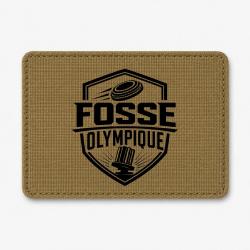 Patch Ball Trap - Fosse olympique - Tir de comp&eacute;tition - Coyote / Noir