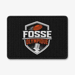 Patch Ball Trap - Fosse olympique - Tir de comp&eacute;tition - Noir / Orange