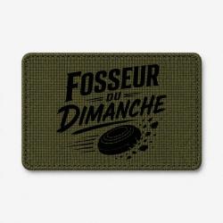 Patch Ball Trap - Fosseur du dimanche - Tireur loisir - Olive / Noir