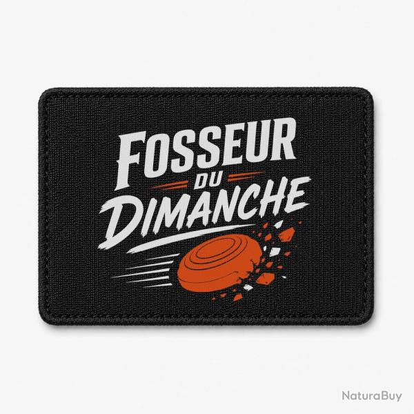 Patch Ball Trap - Fosseur du dimanche - Tireur loisir - Noir / Orange