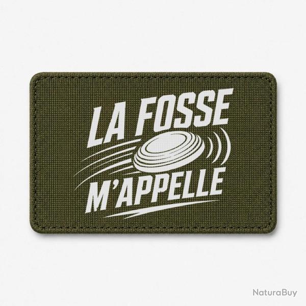 Patch Ball Trap - La fosse m'appelle - Passion - Olive / Blanc