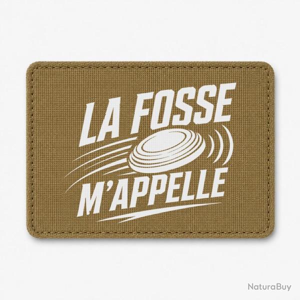 Patch Ball Trap - La fosse m'appelle - Passion - Coyote / Blanc