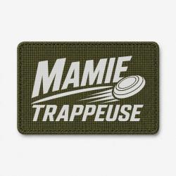 Patch Ball Trap - Mamie trappeuse - Cadeau passion - Olive / Blanc