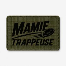 Patch Ball Trap - Mamie trappeuse - Cadeau passion - Olive / Noir