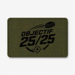 Patch Ball Trap - Objectif 25 sur 25 - Score parfait - Olive / Noir