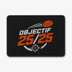 Patch Ball Trap - Objectif 25 sur 25 - Score parfait - Noir / Orange