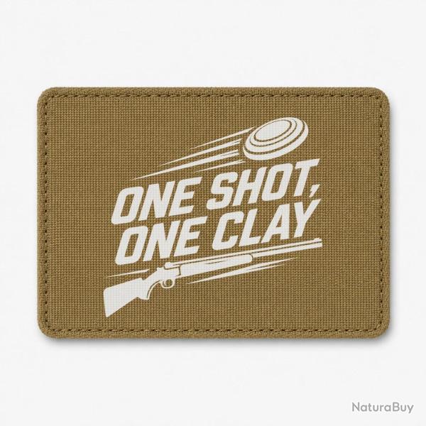 Patch Ball Trap - One Shot One Clay - Pr�cision - Coyote / Blanc